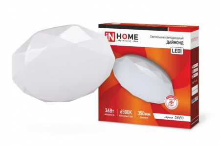 36W Led Даймонд 6500К 350мм IN HOME Светильник - КОЛОРЛОН ВТД Новосибирск