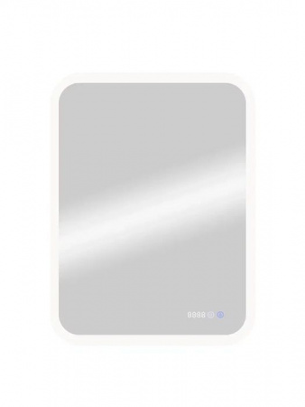 Зеркало "Glamour  Led" 700х900 с часами - КОЛОРЛОН ВТД Новосибирск