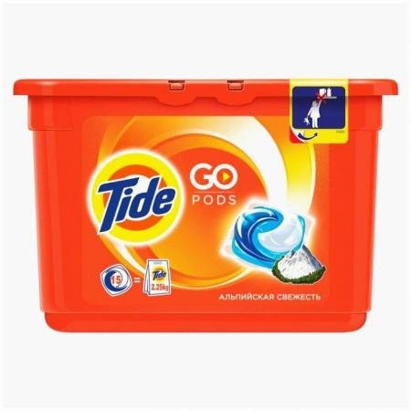 TIDE СМС жидк. в растворимых капсулах Альпийская свежесть 15х24,8г - КОЛОРЛОН ВТД Новосибирск