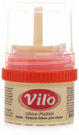 VILO КРЕМ-КРАСКА ДЛЯ ОБУВИ CREAM SHOE POLISH (60 ml) neutral - КОЛОРЛОН ВТД Новосибирск