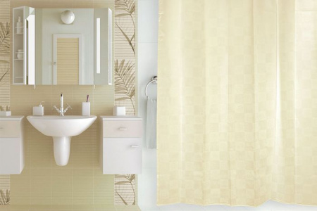 Занавеска для ванной Dagha 180x180см polyester 630-57 - КОЛОРЛОН ВТД Новосибирск