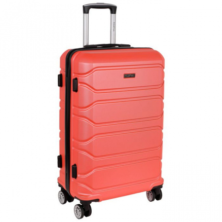 РР5631 (3-ой) Pink розовый (24") пластик ABS чемодан средний - КОЛОРЛОН ВТД Новосибирск