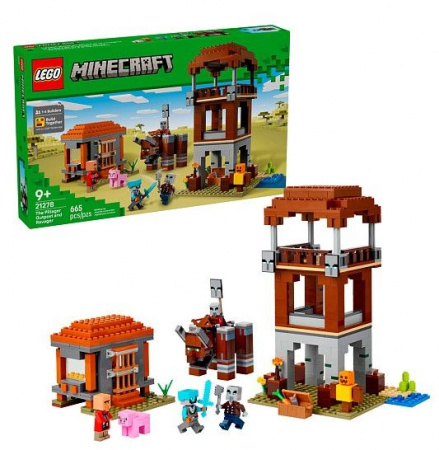 21278 Конструктор LEGO Minecraft "Аванпост мародёров" - КОЛОРЛОН ВТД Новосибирск