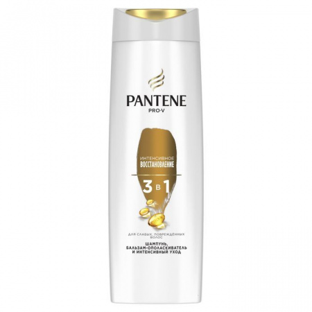 PANTENE Шампунь/бальзам-ополаскиватель/интенсивный уход 3в1 Интенсивное восстановление 360мл - КОЛОРЛОН ВТД Новосибирск