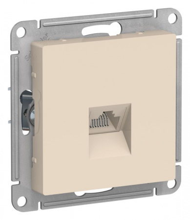 ATN000283 Беж Розетка ПК Cat5e Atlasdesign - КОЛОРЛОН ВТД Новосибирск