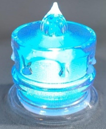 Свеча декоративная 8х5см LED теплый белый арт.2024-0135 Код273251 - КОЛОРЛОН ВТД Новосибирск