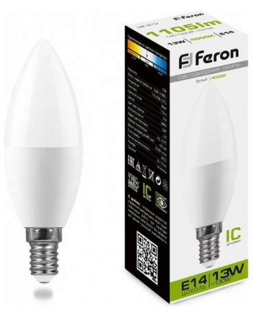 13W 230V E14 4000K С37, LB-970 Feron - КОЛОРЛОН ВТД Новосибирск