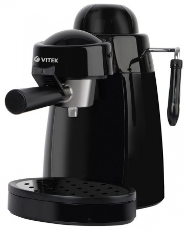 Кофеварка VITEK VT-1518(750W, капучино/латте)  черный - КОЛОРЛОН ВТД Новосибирск