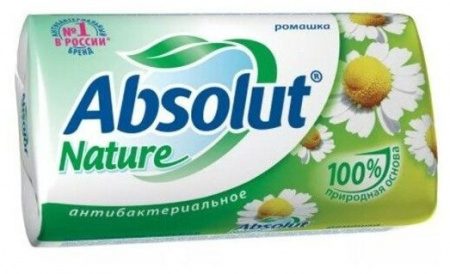 мыло туал 90гр Абсолют антибакт Nature Ромашка Весна - КОЛОРЛОН ВТД Новосибирск