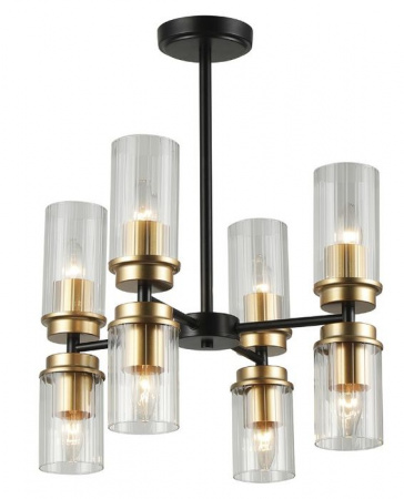 Люстра Escada 2138/8P E14*40W Black/Gold - КОЛОРЛОН ВТД Новосибирск