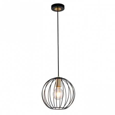 ***Подвес Escada 10176/1S E27*60W Black/Brass - КОЛОРЛОН ВТД Новосибирск