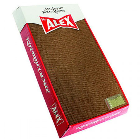 Когтеточка картонная Mr Alex Когтиссимо 50*28*5,5см - КОЛОРЛОН ВТД Новосибирск