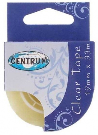 Скотч 19мм*33м CENTRUM 80153 прозр.,индив.уп. - КОЛОРЛОН ВТД Новосибирск