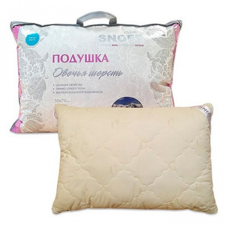 Подушка для Snoff овечья шерсть 50*70 - КОЛОРЛОН ВТД Новосибирск