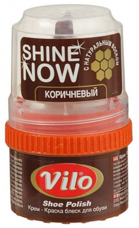 VILO КРЕМ-КРАСКА ДЛЯ ОБУВИ CREAM SHOE POLISH (60 ml) brown - КОЛОРЛОН ВТД Новосибирск