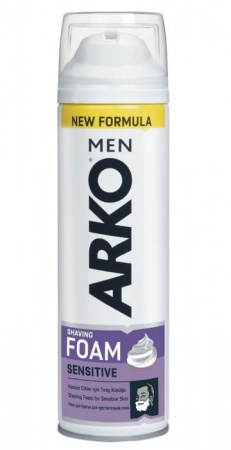 Arko Men пена Sensitive 200мл для бритья - КОЛОРЛОН ВТД Новосибирск