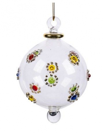 подвесное украшение из стекла / 8*8*11см арт.90678 - КОЛОРЛОН ВТД Новосибирск