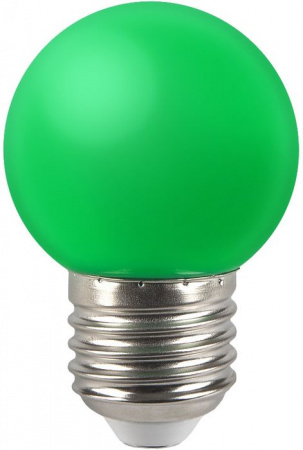 Лампа GLDEN-G45PB-5-230-E27 GREEN Н - КОЛОРЛОН ВТД Новосибирск