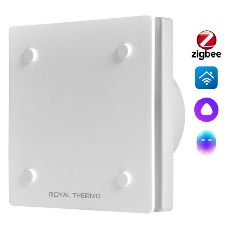 Вентилятор вытяжной Royal Thermo RAFC 100 White - КОЛОРЛОН ВТД Новосибирск