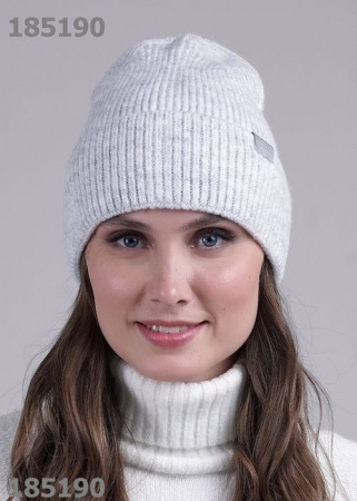 CLEVER 444184ап Шапка женская, *, Меланж св.серый - КОЛОРЛОН ВТД Новосибирск