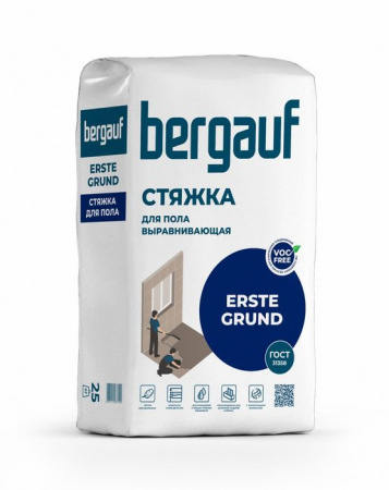 Bergauf Erste Grund Выравнивающая стяжка для пола 25кг - КОЛОРЛОН ВТД Новосибирск