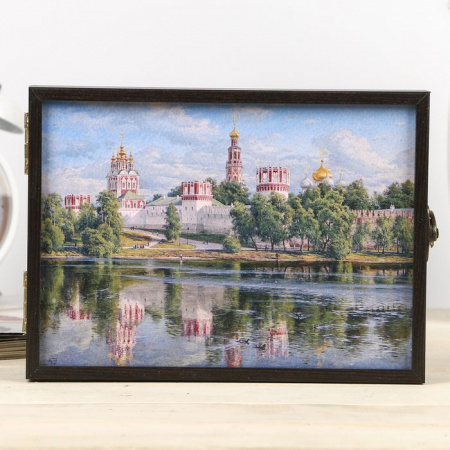 Ключница "Новодевичий монастырь" декабокс 13,5х19 см  венге   4301376 - КОЛОРЛОН ВТД Новосибирск