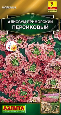 Алиссум приморский Персиковый 0.1г (Аэлита) - КОЛОРЛОН ВТД Новосибирск