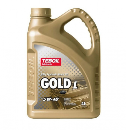 Масло моторное  TEBOIL Gold L 5W-40,4л - КОЛОРЛОН ВТД Новосибирск