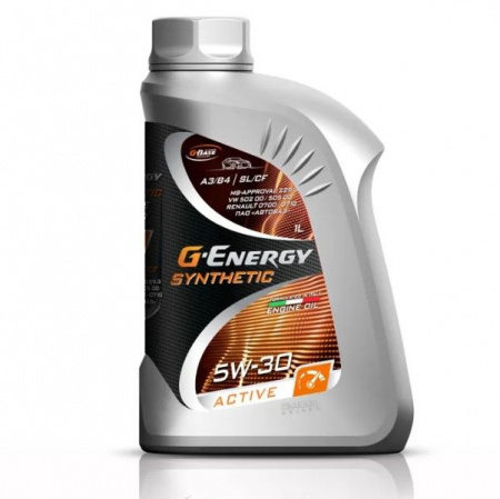Масло G-Energy Synthetic Active 5W30, API SL/CF, синт 1л - КОЛОРЛОН ВТД Новосибирск