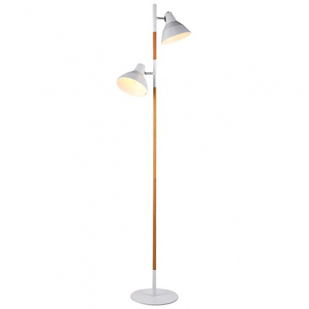 H089-2 Торшер HIPER 2*Е27 WHITE/BROWN ***Х - КОЛОРЛОН ВТД Новосибирск