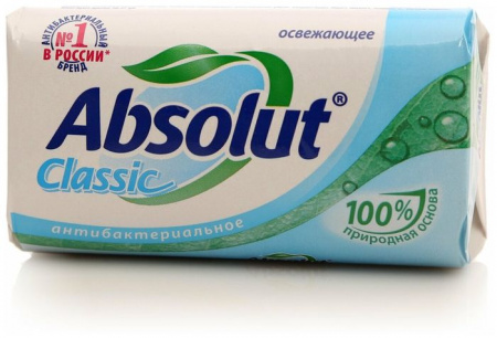 мыло туал Абсолют антибакт Classic Освежающее 90гр/Сам/72x6 - КОЛОРЛОН ВТД Новосибирск