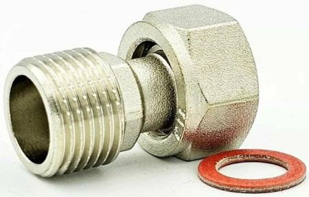 ***Полусгон с накидной гайкой и наружной резьбой 1х3/4 ZSr.165.060605 TIM - КОЛОРЛОН ВТД Новосибирск