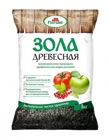 Зола древесная, 1кг - Florizel - КОЛОРЛОН ВТД Новосибирск