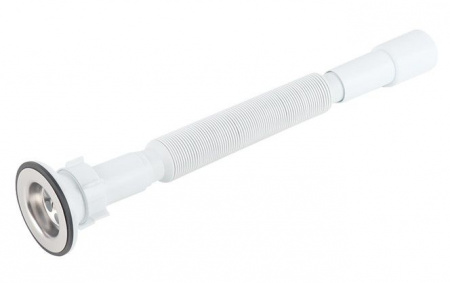 Сифон гофрированный, 1.1/2х40/50мм, с выпуском, IDDIS, 902AV750VD - КОЛОРЛОН ВТД Новосибирск