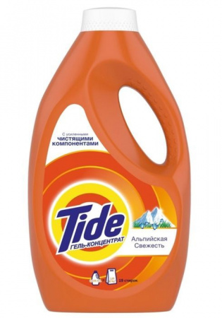 TIDE 1.235л Гель для стирки Альпийская свежесть - КОЛОРЛОН ВТД Новосибирск
