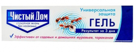 ЧИСТЫЙ ДОМ Гель от муравьев и тараканов туба 35гр - КОЛОРЛОН ВТД Новосибирск