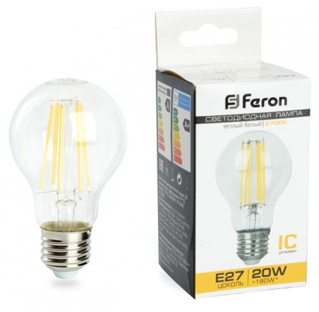 20W Лампа, 230V E27 2700K, LB-620 - КОЛОРЛОН ВТД Новосибирск
