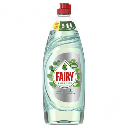FAIRY для мытья посуды Pure&clean Мята и Эвкалипт 650мл * - КОЛОРЛОН ВТД Новосибирск