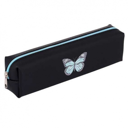 Пенал-косметичка силикон КОКОС 200*50*40 "Butterfly" 230419 прямоуг. - КОЛОРЛОН ВТД Новосибирск