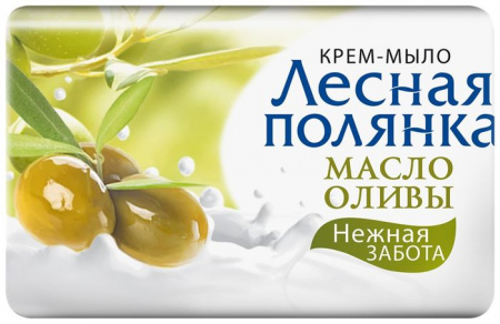 Мыло-крем Лесная полянка Масло Оливы 90гр - КОЛОРЛОН ВТД Новосибирск