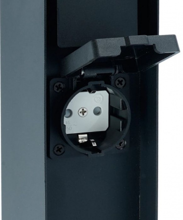 Розетка уличная TM200, 220-230V, 16A, IP44, черный - КОЛОРЛОН ВТД Новосибирск