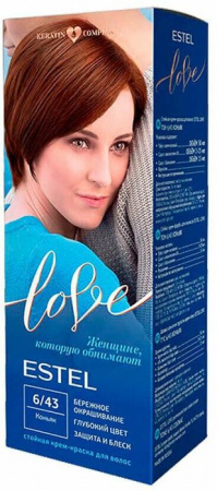 Эстель Love краска-крем  6/43 коньяк - КОЛОРЛОН ВТД Новосибирск