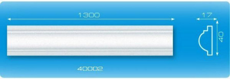 Потолочный молдинг 40002 - КОЛОРЛОН ВТД Новосибирск
