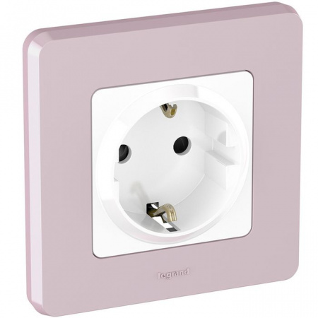 Legrand INSPIRIA Розовый Рамка - 1 пост 673934 - КОЛОРЛОН ВТД Новосибирск