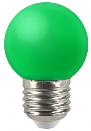 5W Лампа GLDEN-G45PB-5-230-E27 GREEN - КОЛОРЛОН ВТД Новосибирск