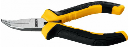STAYER 120 мм, Мини-тонкогубцы изогнутые (2218-3) - КОЛОРЛОН ВТД Новосибирск