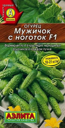 Огурец Мужичок с ноготок F1 10шт (Аэлита) цв - КОЛОРЛОН ВТД Новосибирск