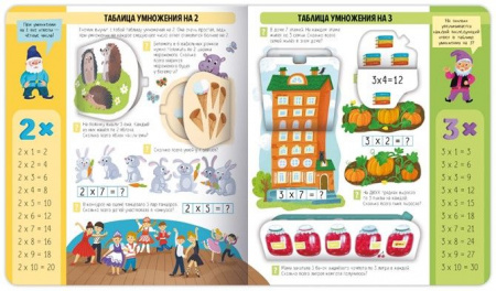 Книжка с окошками. Таблица умножения - КОЛОРЛОН ВТД Новосибирск