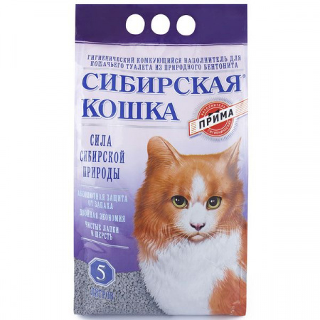 Сибирская кошка наполн. 5л ПРИМА - КОЛОРЛОН ВТД Новосибирск