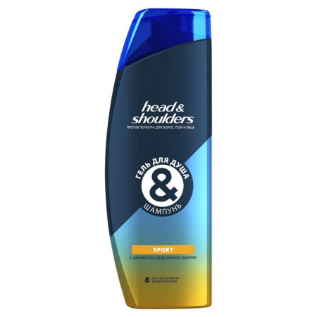 HEAD & SHOULDERS Гель для душа + шампунь Sport 360мл - КОЛОРЛОН ВТД Новосибирск